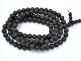 Matte Black Sandalwood Beads, 8mm Round-Wood-BeadDirect