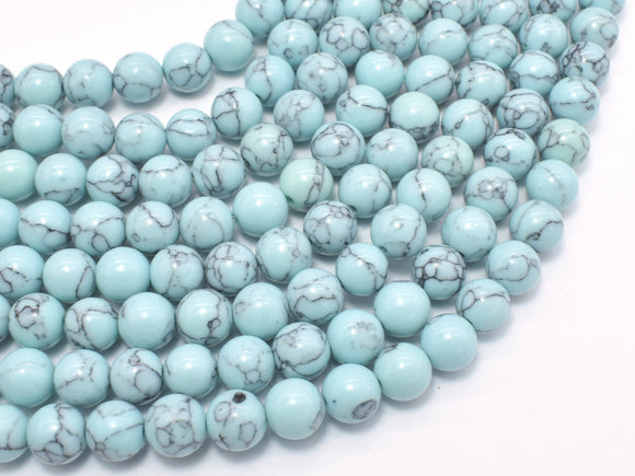 10mm Howlite Turquoise beads