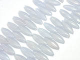 Glass Beads-Light Lavender, 8x22mm Marquise, 11 Inch-BeadDirect