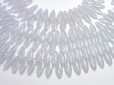 Glass Beads-Light Lavender, 8x22mm Marquise, 11 Inch-BeadDirect