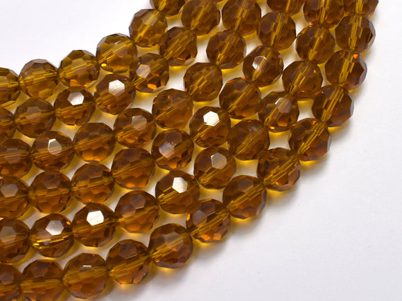 Crystal Glass Beads, 12mm Faceted Round Beads, 29 beads-BeadDirect