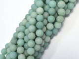 Matte Amazonite Beads, Round, 8mm