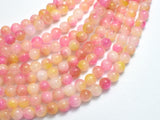Jade - Pink & Yellow, 6mm Round-BeadDirect