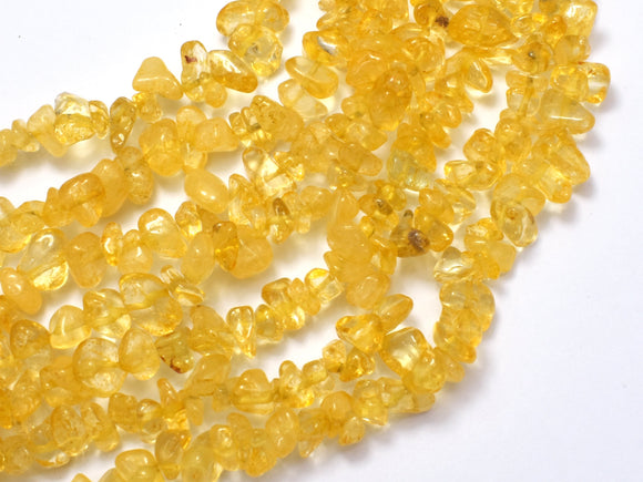 Citrine Chips Beads, Approx (4-10) mm, 32 Inch-BeadDirect