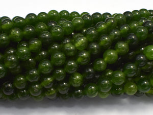 Jade - Green, 6mm Round Beads