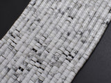 White Howlite, 2x4mm, Heishi Disc-BeadDirect