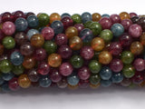 Jade - Tourmaline Color, 6mm Round-BeadDirect