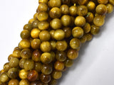 Golden Tiger Eye, 8mm (8.5mm) Round-BeadDirect