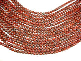 Red Sesame Jasper Beads, 6mm (6.7mm) Round Beads-BeadDirect