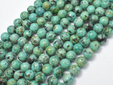 African Turquoise Beads, 8mm Round-BeadDirect