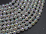 Mystic Coated White Agate, 8mm Round-BeadDirect