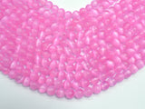 Selenite - Pink, 8mm (8.5mm) Round-BeadDirect