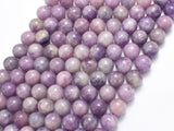 Lepidolite Beads, Round, 8mm-BeadDirect