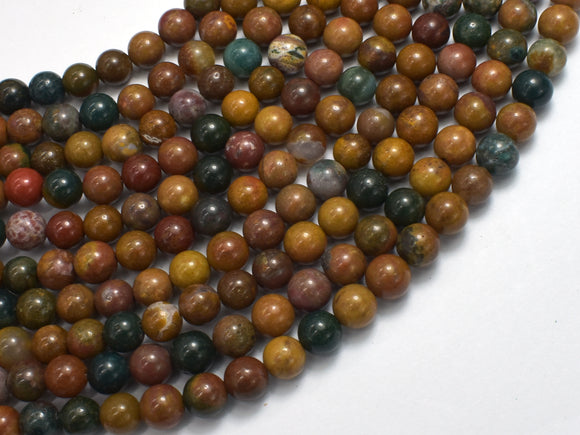 Ocean Jasper, 6mm (6.7mm), Round