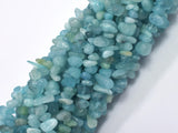 Aquamarine, 4-10mm Chips Beads, 32 Inch-BeadDirect