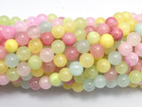 Jade - Multi Color, 6mm (6.5mm)-BeadDirect