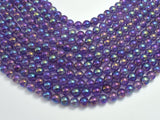 Mystic Coated Amethyst 8mm Round-BeadDirect