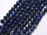 Sodalite Beads, Round, 8mm-BeadDirect