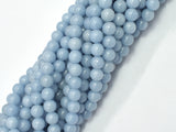 Angelite, 6mm (6.7mm) Round Beads-BeadDirect