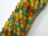 Rainbow Agate Beads, Round, 8mm, 15.5 Inch-BeadDirect