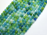 Jade - Green & Blue, 6mm Round-BeadDirect