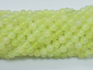 New Jade Beads, 6mm Round Green Beads-BeadDirect
