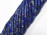 Natural Lapis Lazuli, Approx. 2x4mm, Heishi Disc