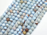 Jade - Light Blue, 6mm Round-BeadDirect