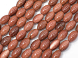 Goldstone Beads, 8x12mm Rice Beads