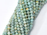 Amazonite Beads, 4mm (4.3mm) Round Beads, 15.5 Inch-BeadDirect