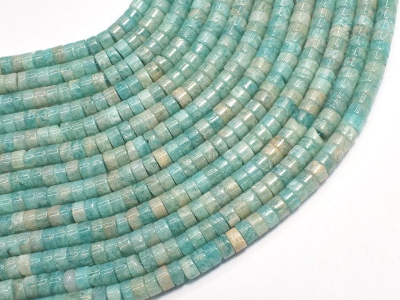 Amazonite, Approx. 2x4mm, Heishi Disc