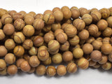 Wood Jasper Beads, Round, 8 mm-BeadDirect