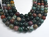 Indian Agate Beads, Fancy Jasper Beads, 14mm Round-BeadDirect