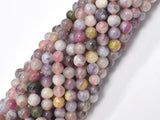 Pink Tourmaline Beads, 6mm Round