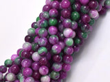 Jade - Ruby & Green, 6mm Round-BeadDirect