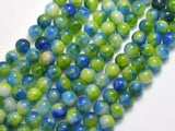 Jade - Green & Blue, 8mm Round-BeadDirect