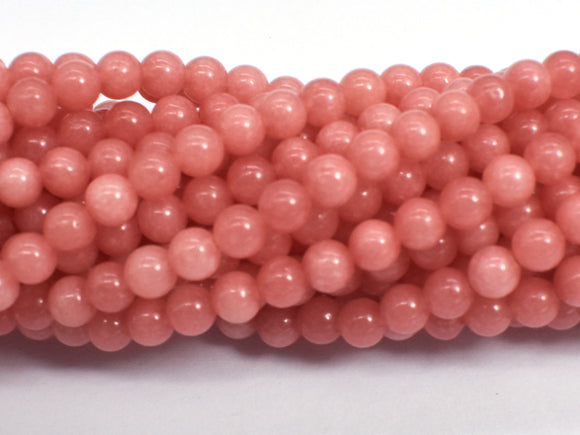 Malaysia Jade - Peach Pink, 4mm (4.5mm), Round