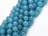 Blue Sponge Quartz Beads, Round, 10mm
