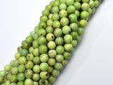 Chrysoprase Beads, 8mm (7.8mm) Round Beads-BeadDirect
