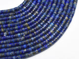 Natural Lapis Lazuli, Approx. 2x4mm, Heishi Disc