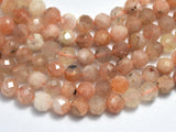 Sunstone, 4mm (4.5mm) Micro Faceted Round