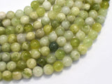 Serpentine Jade, 8mm Round Beads