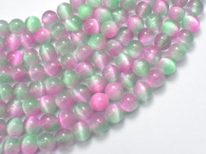 Selenite - Green & Purple, 8mm (8.5mm)-BeadDirect