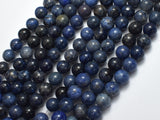 Dumortierite Beads, 8mm Round Beads