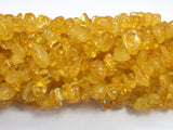 Citrine Chips Beads, Approx (4-10) mm, 32 Inch-BeadDirect