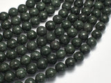 Natural Mocui Jade, 8mm Round-BeadDirect