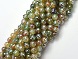 Mystic Coated Rainbow Agate, 8mm Faceted Round-BeadDirect