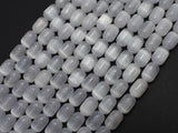 Selenite, Gypsum, White, 6x9mm Tube-BeadDirect