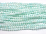 Jade - Light Blue, 4mm (4.5mm), Round-BeadDirect