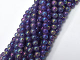 Mystic Coated Amethyst 6mm (6.5mm) Round-BeadDirect